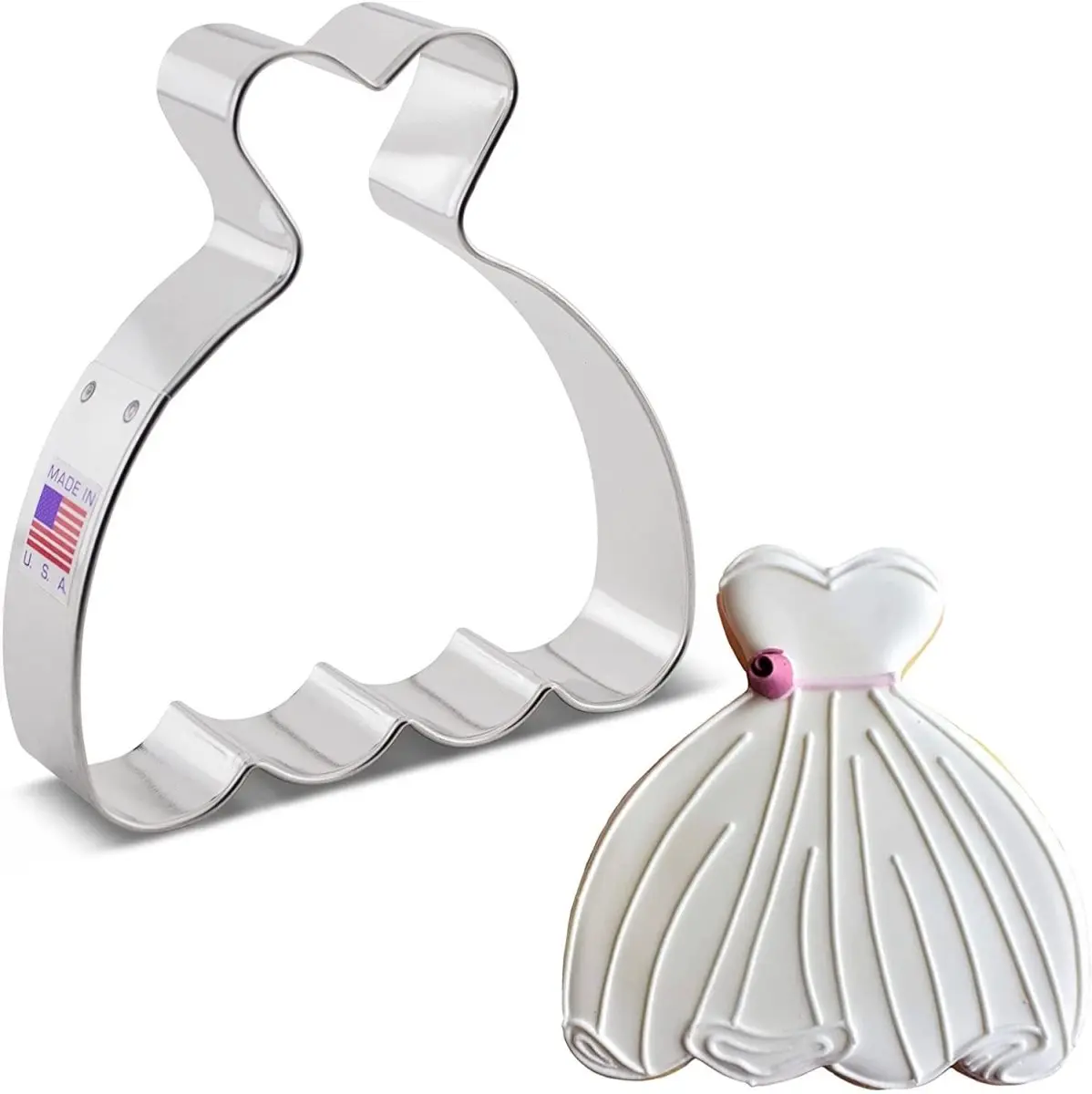 Wedding Dress Cookie Cutter Wedding Dress Cookie Cutter