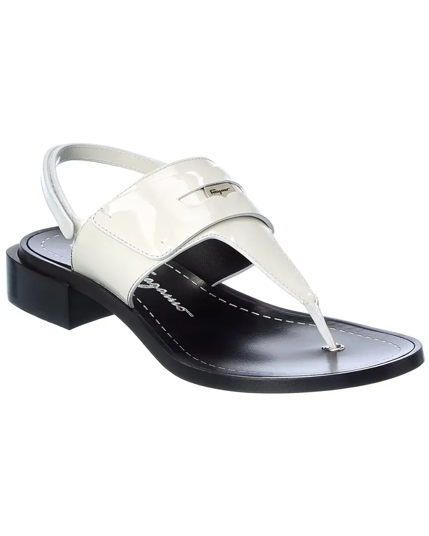 Ferragamo Nya Leather Sandal