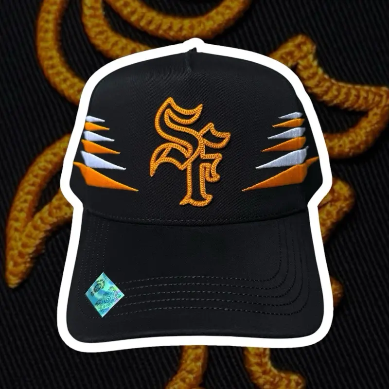 Custom San Francisco SF Snapback Premium Suede Satin Interior