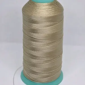 Durable heavy duty beading thread- cream