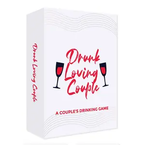 Fun Drinking Game Cards for Couples, 55 Pieces, Perfect for Date Nights, Valentine's Day, Christmas, Enhance Relationship Fun