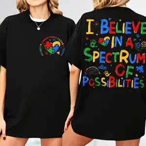 [Youth & Adult] Autism Puzzle Pieces T-shirt, Autism Shirt,Autism Teacher T-shirt, Autism Awareness Shirt,Autism Month Tee,Autism Support T-shirt,Advocate FWGW