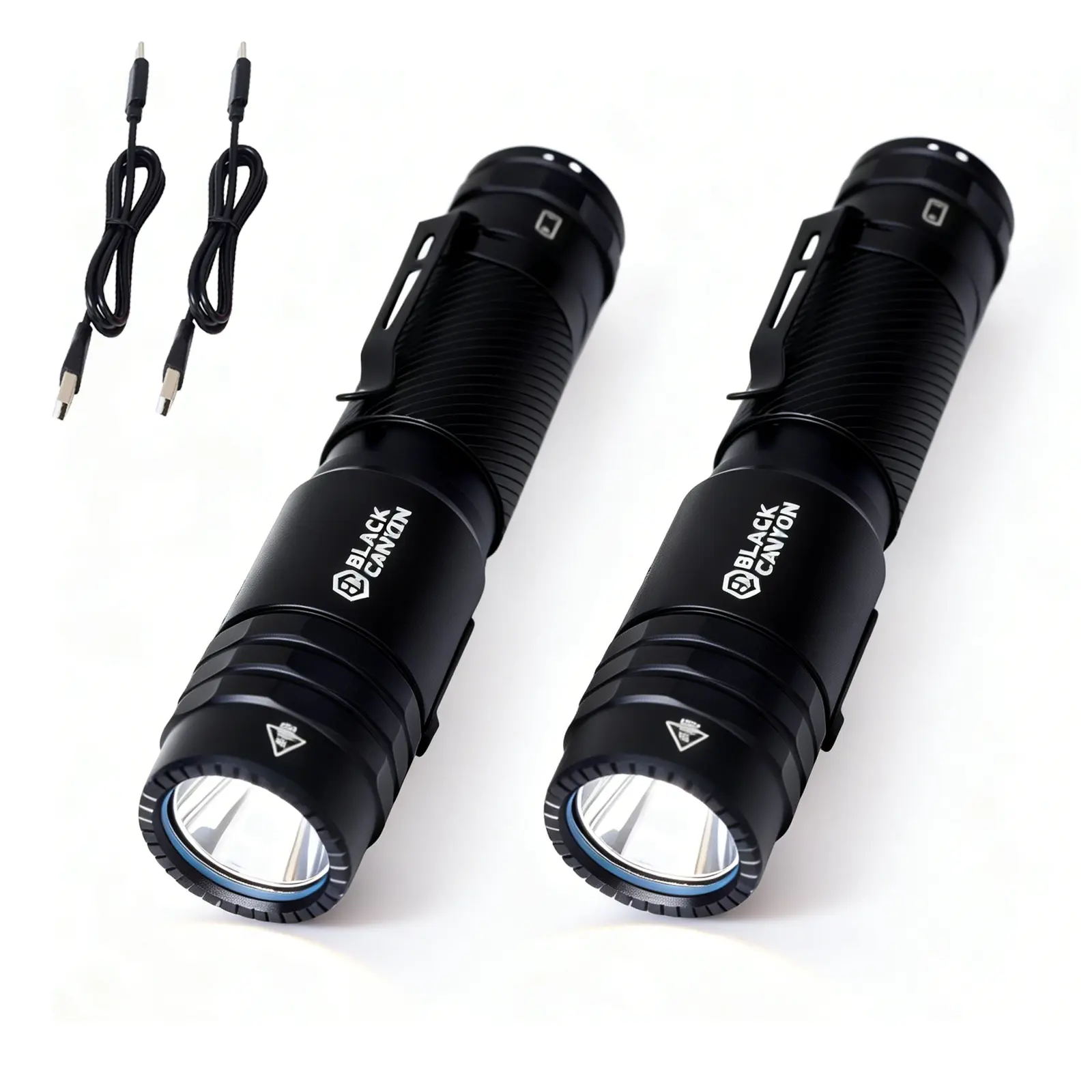 Rechargeable LED Flashlight, 5 Modes High Lumen Ultra-Bright Rechargeable LED Handheld Flashlight, Long Lasting, IPX4 Waterproof Shockproof for Camping,Hiking,&Family Emergency