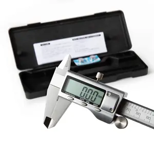 All-Metal Digital Caliper 0-6"Measuring Tool, Micrometer Caliper with Auto-Off Feature, Interchangeable Between inches and millimeters for DIY/Household and 3D Printing