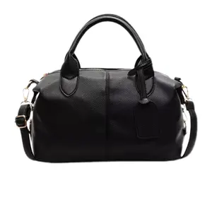 Single Shoulder Bag Soft Leather Pure Color Texture Casual Cross-Body Bag Large Capacity Simple Versatile Travel Commuting Bag PU Material