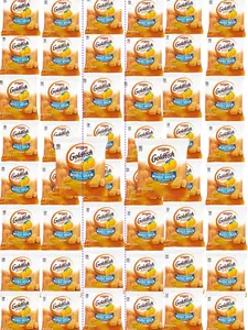 Goldfish Crackers Cheddar Flavor, Whole Grain, Pack of 50, Bundled By Shoppyway Snack Fiber Taffy Crispy