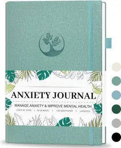 Mental  &  Journal, 91 Days Mood  Journal for Mindfulness, Self Care &  , Guided CBT Journal with Mental  Coloring Book Pages & Dream Diary to Record, Wellness Gifts for Women Men
