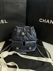 Pre-owned CHANEL Leather Crossbody Bags Gabrielle Backpack Classic Crossbody Bag with Quilted Design and Gold Hardware for Everyday Use