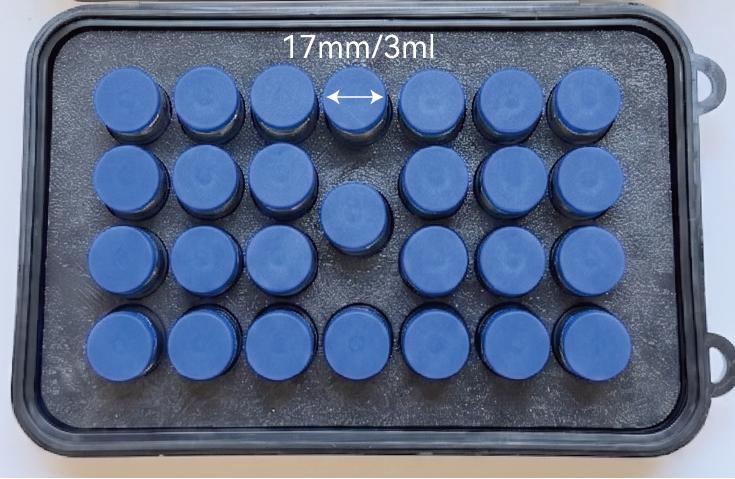 Peptide Storage Case –  Boxes 3ml 10ml 30ml Vial High Quality Insulin Case with Secure Slots for Peptide Bottles & Syringes – Ideal for Travel, Office, School Supplies, Desk Accessories – Multiple Configurations