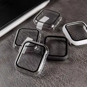 Premium Hard Plastic Screen Protector for Apple Watch Protection Wearable