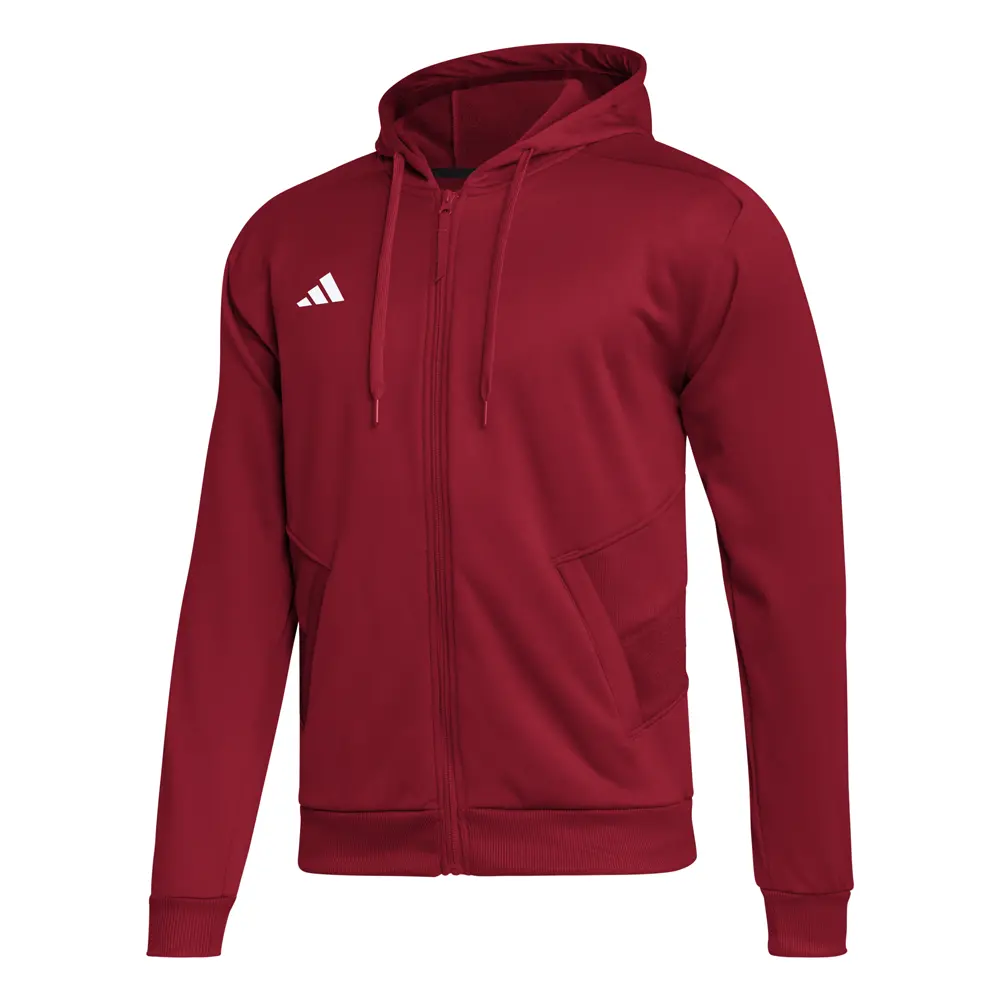 adidas Mens Travel Knit Aeroready Jacket Casual Outerwear Casual Comfort Technology - Red adidas Mens Travel Knit Aeroready Jacket Casual Outerwear Casual Comfort Technology - Red
