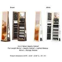 63.78"4-in-1 Rotating / with LED three-color light