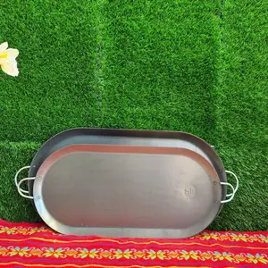 Oval Iron Comal (Set 1 piece).