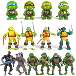 TMNT Action Figure Anime Teenage Mutant Ninja Turtle Figuras Toys NECA PVC Collection Model Gift for Children Decoration