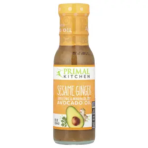 Primal Kitchen Dressing & Marinade Made with Avocado Oil, Sesame Ginger, 8 fl oz (236 ml)