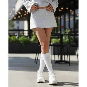 Women's Trendy Gray Co-ord Set - Oversized Crop Top & Mini Skirt, Y2K Casual Chic Street Fashion Ensemble