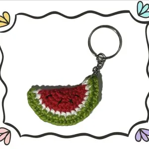Palestine Watermelon Keychain