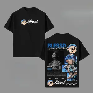 Blessd "Mosaico en Negro" Graphic T-Shirt, Latin Trap Streetwear Tee, Blessd Fans Outfit, Dark Aesthetic Vintage Unisex Shirt world tshirts