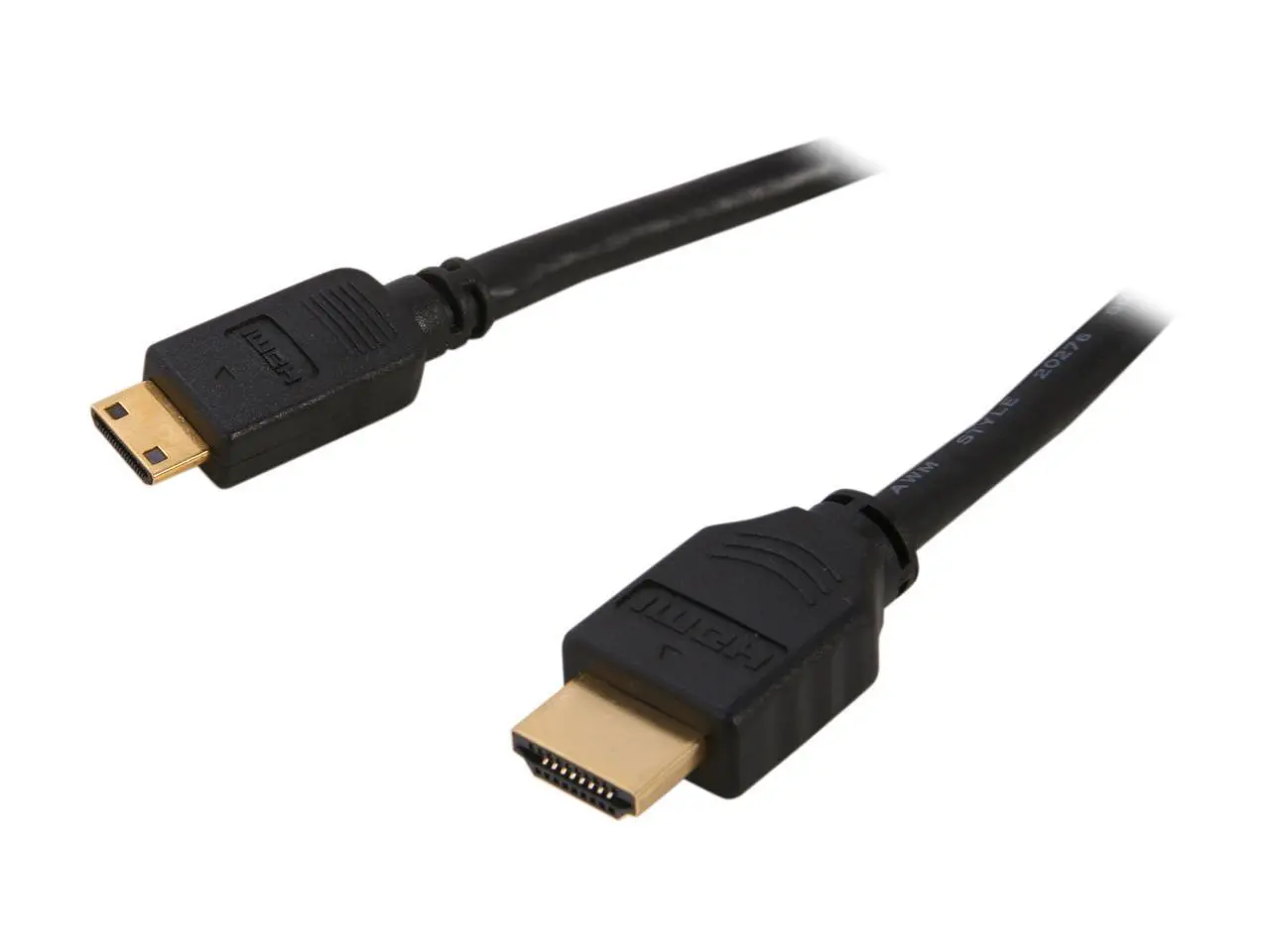 Nippon Labs Premium 3 ft. HDMI to mini HDMI cable with metal hood & gold-plated connectors 3ft Model MHDMI-3 3 feet