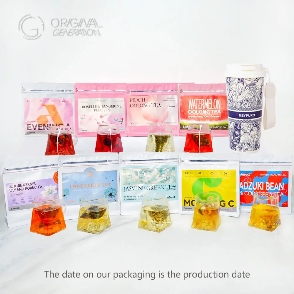 Mega All 9 Tea Set 84packs In Total With Watermelon Oolong Tea,Roselle Tea,Peach Oolong,Morning C,Evening A, Sweet Dream Tea,Jasmine Tea,Dandelion Tea