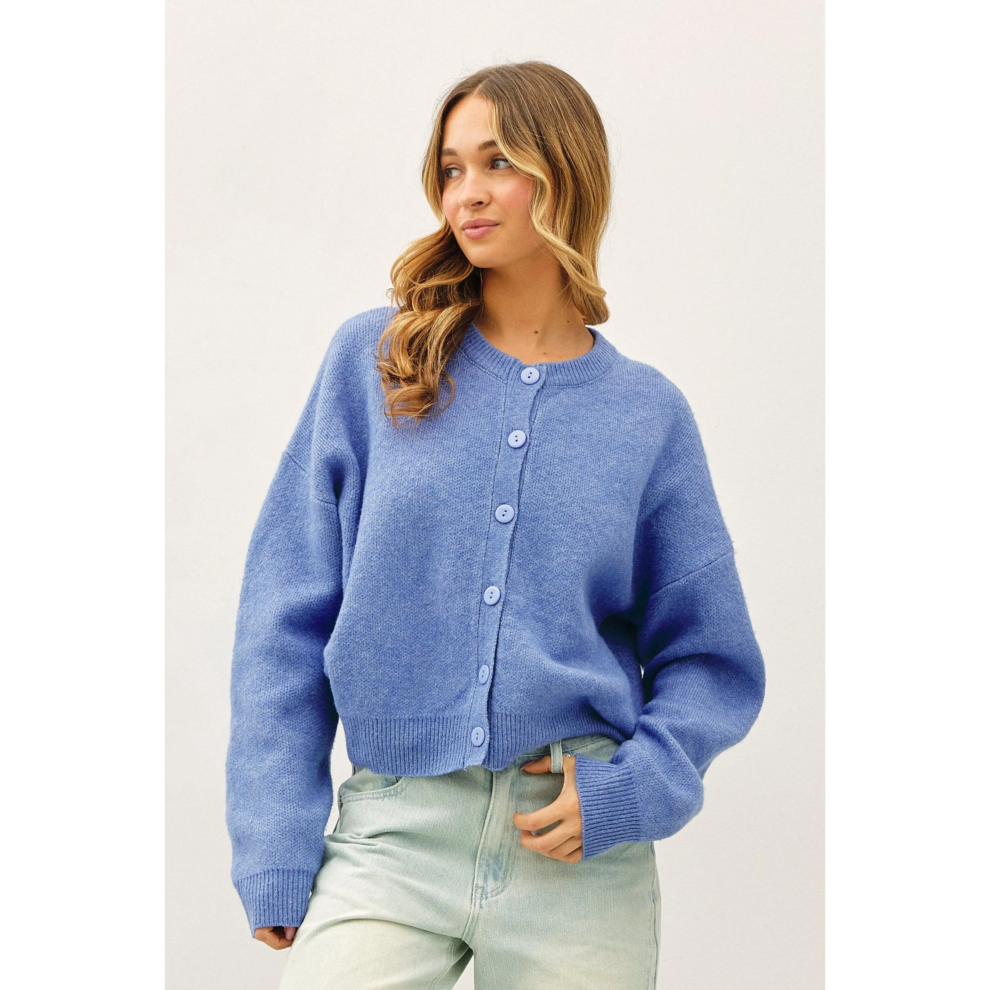 threaded cardigan - TikTok Shop