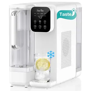 SimPure Y11C UV Cold Reverse Osmosis Water Filter Countertop, 6-Stage RO Water Filtration System, Water Purifier with Portable Water Pitcher, Temperature Adjustable 43-59°F, No Installation