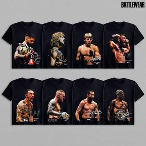 UFC Fighters Collection Tee, UFC Fighters Tshirt MMA Fan, UFC MMA Tee, UFC Champions Sports Shirt, Gift for Him Gift For Her
