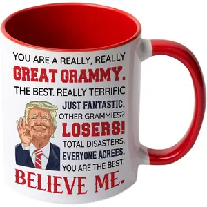 Grammy Coffee Mug 11Oz, Grammy Gifts from Granddaughter, Grandson for Birthday, Mothers Day, Christmas Funny Gifts Idea, Grammy Ceramic Mug