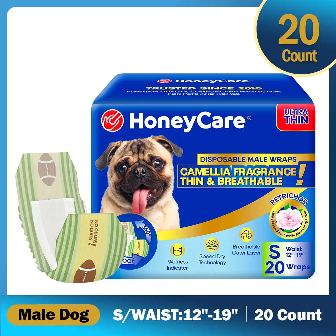 Male-S(12-19 in.)-20 pcs