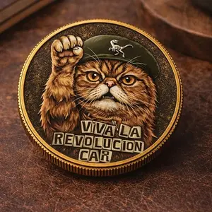 Princess Donut Metal Coin, Dungeon Crawler Carl Collectible, Funny Cat Gamer Challenge Coin, LitRPG Fantasy Gift for Book Lovers & Nerd Fans