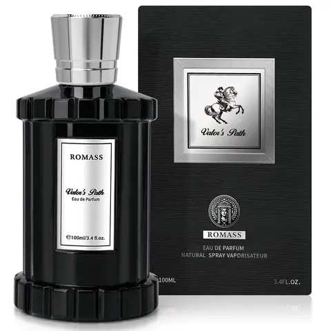 Romass Valor's Path Eau de Parfum Spray for Men & Women - 3.4oz/100ml with Citrus, Orange Blossom, Lemon, Lavender, Vetiver, Cedar & Amber Fragrance Unisex