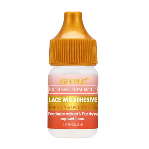 Goiple 15ml Invisible Lace Gel Glue - Premium Wig Adhesive for Forehead-Lace Wigs, Waterproof Hair Styling Accessories, Transparent Invisible Bonding for Adults Female Hair Replacement, Light-Strong Hold