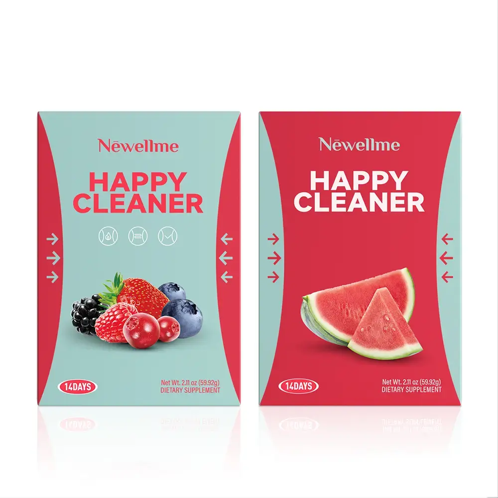 NEWELLME Happy Cleanse - Superfood Powder/Probiotics/Digestive Enzymes/Moringa - Supports gut health - Boosts immunity, Edible Healthcare