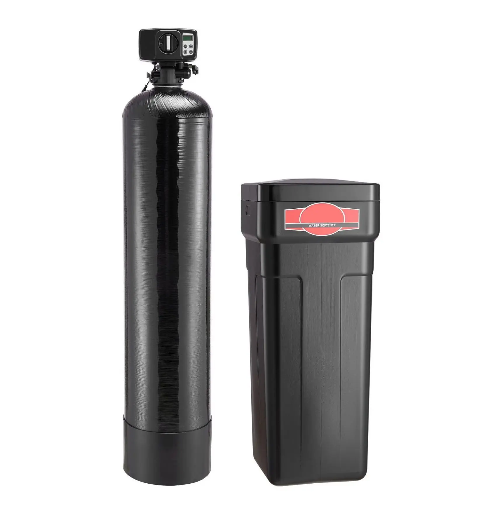 Water Softener 48000 Grains Whole House System, Digital Control, Bypass Valve, Hardness & Mineral Reduction, 3-4 Bathrooms Default