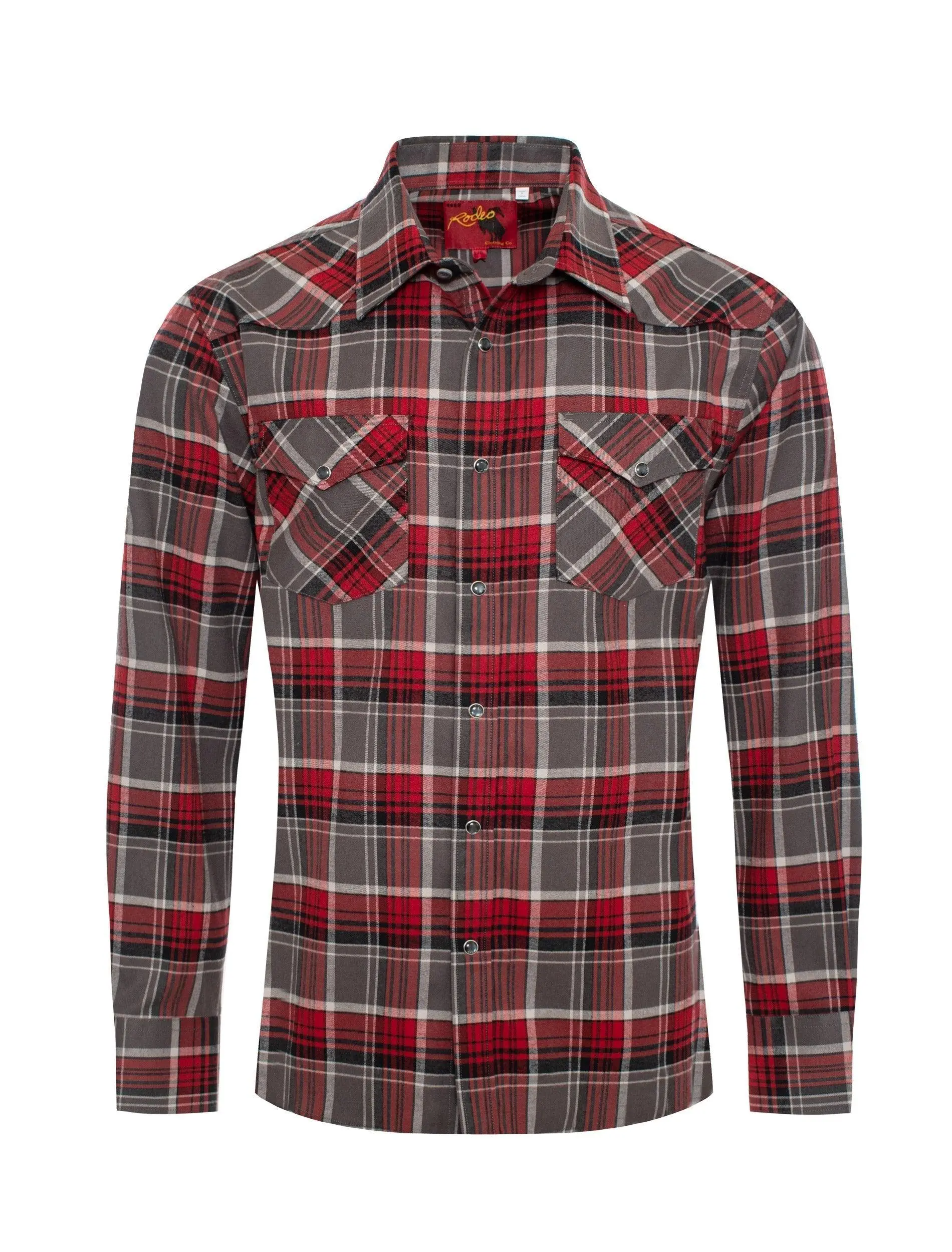 Men's Western Flannel Shirts With Snap Buttons -FLS300-310 Men's Western Flannel Shirts With Snap Buttons -FLS300-310