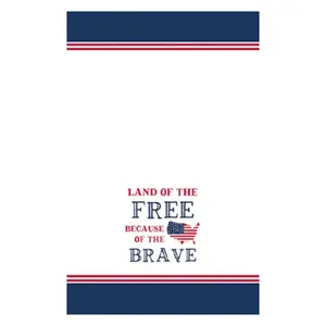 Land of the Free USA Patriotism Towel