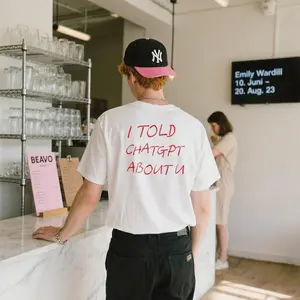 I TOLD CHAT GPT ABOUT YOU T-SHIRT