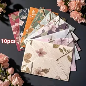 Vintage Embossed Pattern Envelope, High-End Invitation Bag, Elegant Wedding Rsvp Card Holder, Unique Event Stationery Accessory
