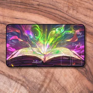 Lorcana Playmat with Zones, Spellbook Themed Card Playmat, Unofficial Lorcana Play mat, Gifts for Gamers, Gaming Mouse Pad Desk Mat