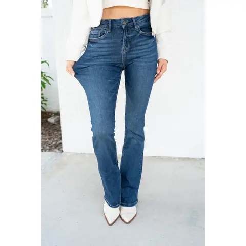 Mica Talladega Nights High Rise Bootcut Jeans