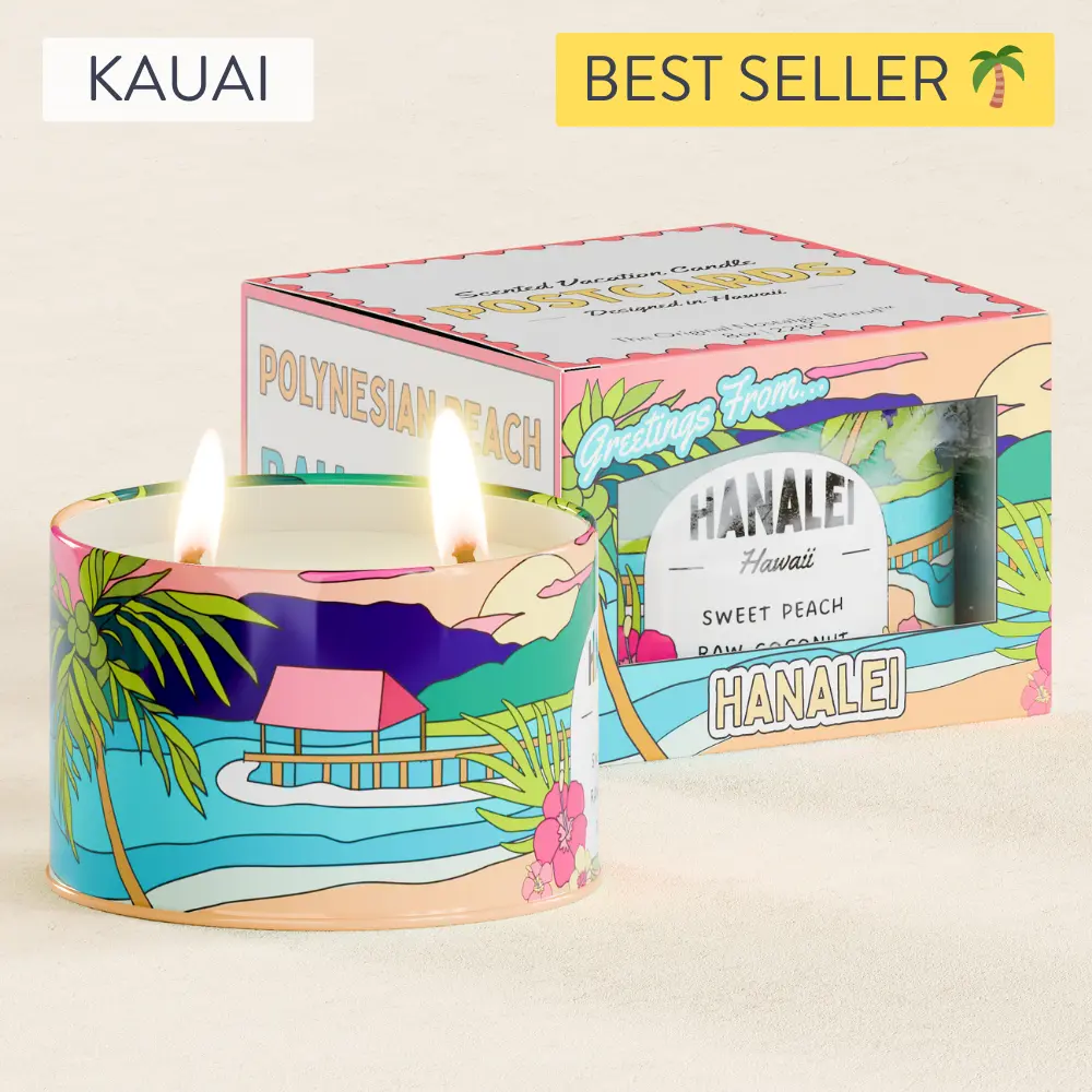 Hanalei Hawaii Scented Candle