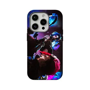 Dark Anime-Style "Arcane" Pattern 2-in-1 Film Case — Compatible with iPhone 12, 13, 14, 15, 16, & 17 Series — A Unique, Distinctive Protective Case — The Perfect Gift Choice