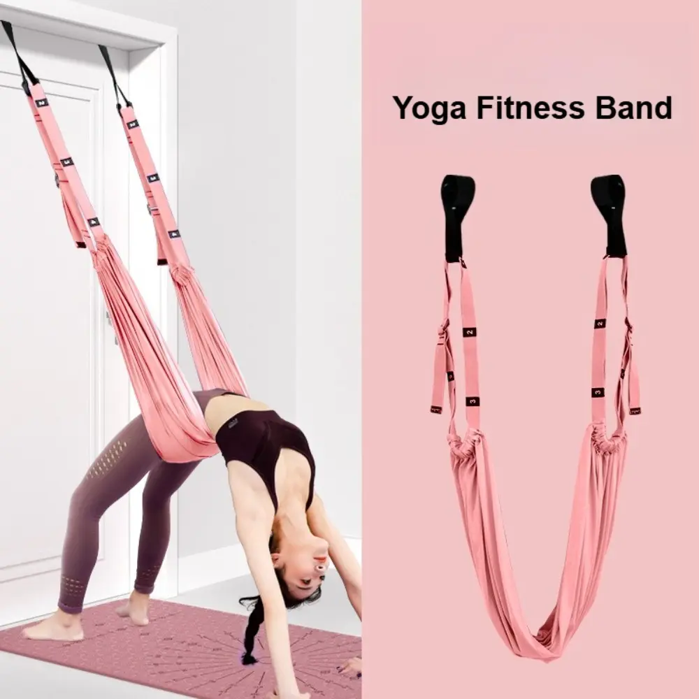 Waist Back Leg Stretch Strap/Yoga Fitness Band, Home Workout Band, Stretching Gear, Leg Stretching Assist Trainer, Yoga Stretcher, Back Bend Split Inversion Strap for Fitness, Dance, Ballet, Gymnastics, Yoga Equipment, Stretching Bands, Yoga Accessories
