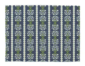 PL9313-Rosemary Stripe Indigo by Laura Park Linen Placemat