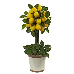 Nearly Natural 18" Lemon Ball Topiary