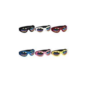 Pet Dog Sunglasses – UV Protection Windproof Goggles for Small Dogs & Cats, Adjustable Strap, Shatterproof Lens, Outdoor Travel Eye Protection Glasses for Pets