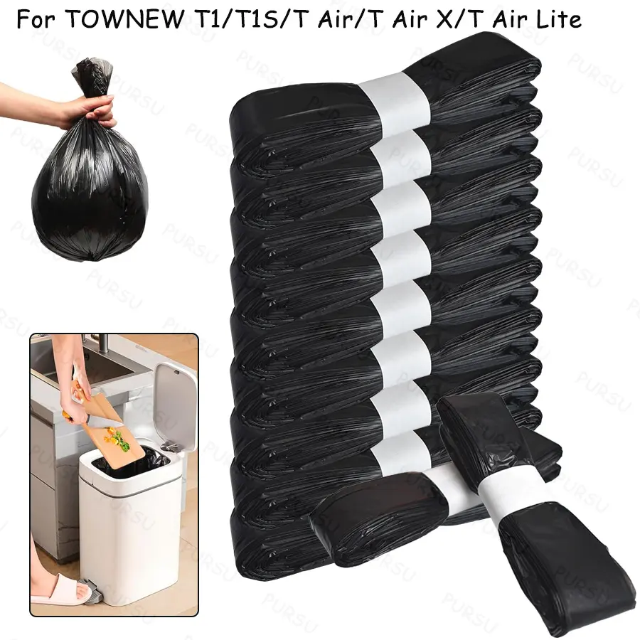 Smart Trash Can Replacement Bags for Townew T1/t1s/t Air/t Air X/t Air Lite Series, Refill Pack, Sturdy Trash Bags, Durable Trash Bag, Garbage Bags, Waste Bags, Diaper Bags