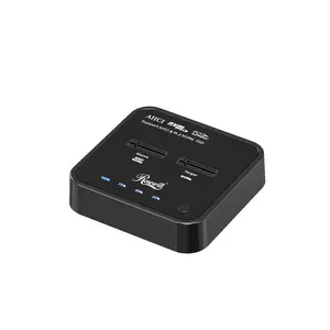 Rosewill USB3.2 Gen2x2 Type-C M.2 NVMe Drive Duplicator, SSD Cloner/Copier, Tool-Free, USB-C 3.2 20Gbps, Supports Offline Clone - RS-N2-C