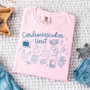 Cardiovascular Unit Shirt Comfort Colors CVICU Shirt Summer Cardiovascular ICU Tee CVICU Nurse TShirt Spring Nurse Practitioner Top