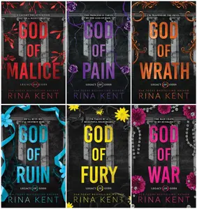 Legacy of Gods Series 6-Book Collection Set (Book 1 to 6) - Dark Romance with Twisted Antiheroes - God of Malice, God of Pain, God of Wrath, God of Ruin, God of Fury, God of War Paperback
